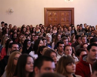 Susret Rektora Sveučilišta u Zadru i studenata prve godine preddiplomskih studija